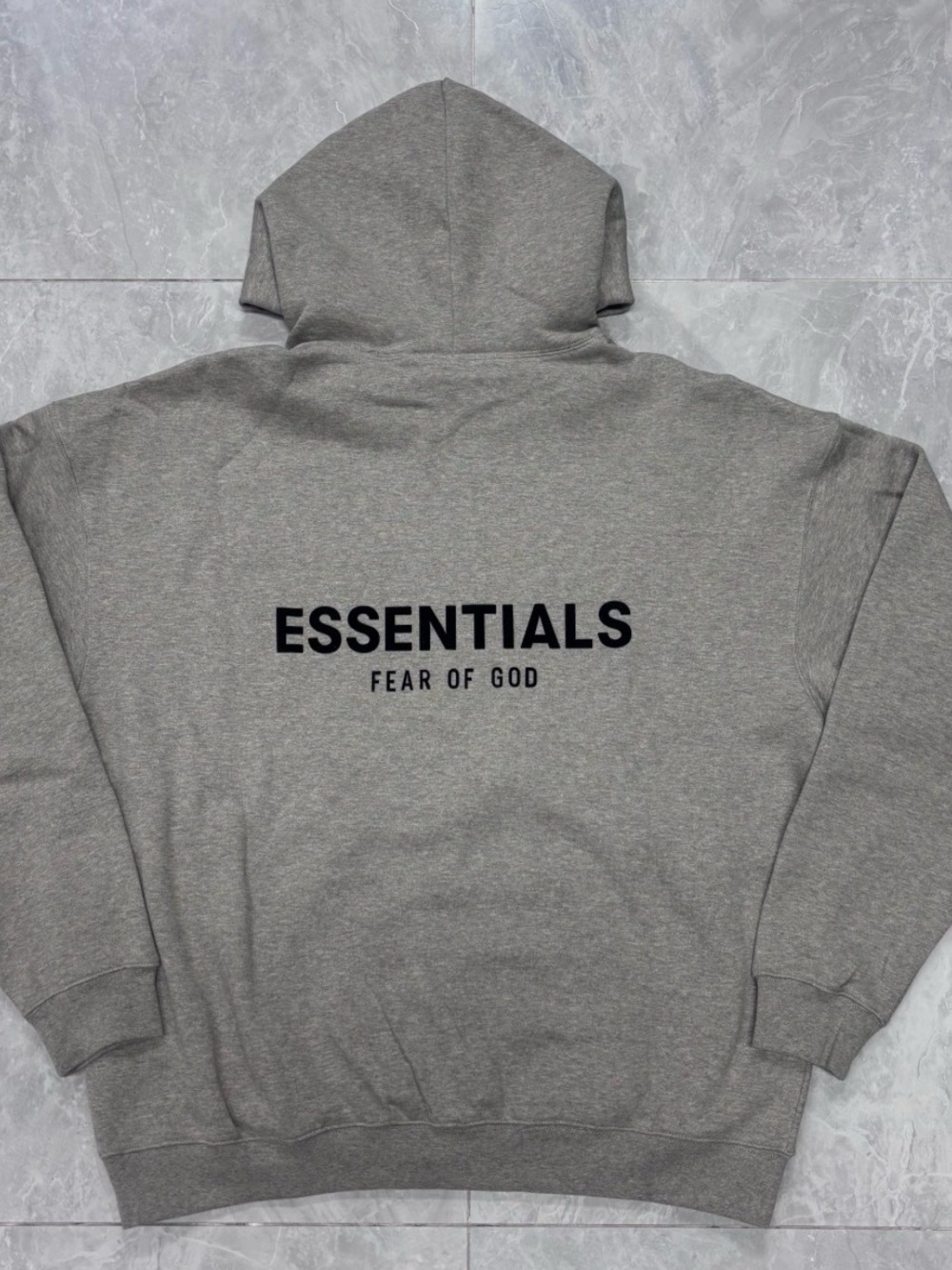 Fear of God ESSENTIALS Gray Logo Hoodie